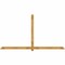 Ekena Millwork Eugene Rough Sawn Timber Gable Bracket, Western Red Cedar, 108"W x 58"H x 4"D x 4"F, 13/12 Pitch GBW108X58X0404EUG00RWR - alternate 1